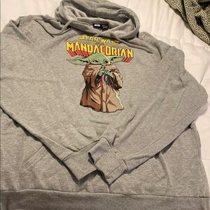 Star Wars Mandalorian Gray Sweatshirt
